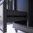36" Black Bathroom Vanity Cabinet