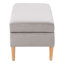 Banc de rangement à couvercle rabattable rembourré-1062176318