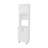 White Kitchen Pantry With 2-Pneumatic Door And Open Storage