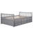 Clayhatchee 3 Drawers Bed with Trundle by Harriet Bee-1851090499-1756763555