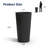 2 Pcs 23.6 Inch Tall Decorative Planter Pots For Outdoor Indoor Garden Patio Front Porch-1600131946