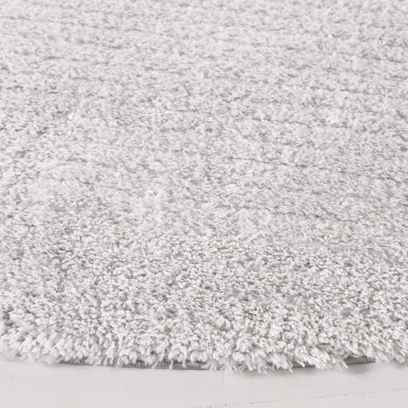 Tahoe Shag Performance Solid Color Rug, Round 6'7"