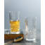 Lorren Home Trends Tall 12 Ounce Drinking Glass-Textured Cut Glass