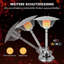 Faulkner Stainless Steel Propane Tabletop Patio Heater