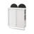 Double-Arched Mirror Cabinet Medicine Cabinet