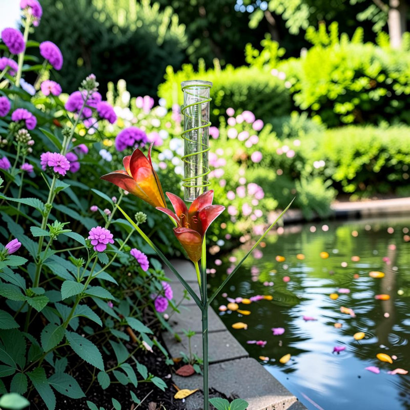 Tiger Lilly Rain Gauge