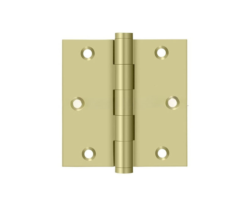 Butt Bearing Hinge, Unlacquered Brass