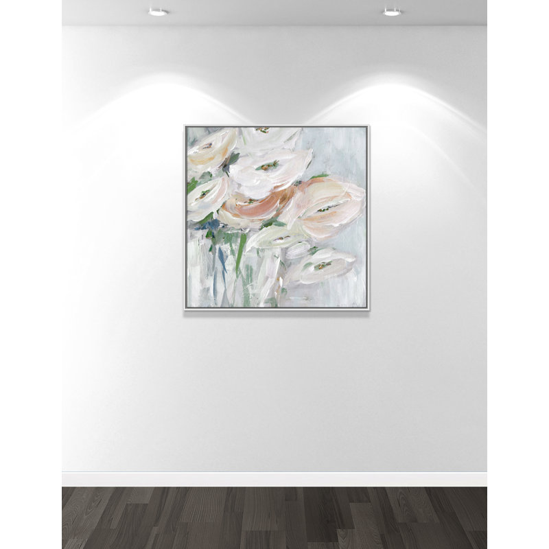 Impeccable - reproduction d'art, Toile blanche encadrée, H 37,5 po x l 37,5 po x P 2 po