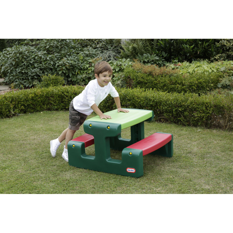 Kids and Chair Set, Lime Green/Green/Red