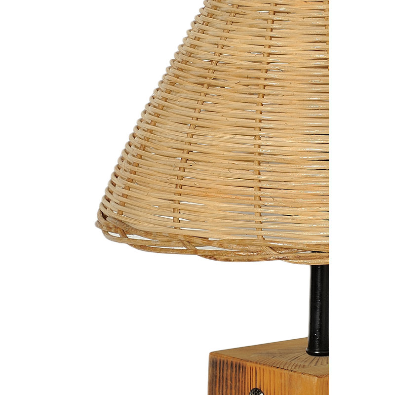 Lampe de table naturelle 19,69 po Danisha