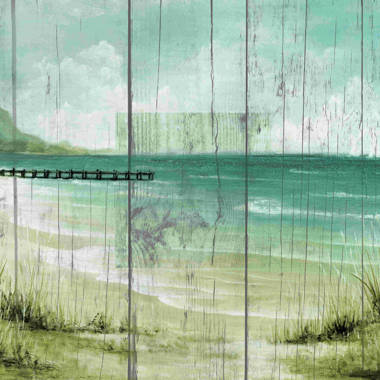Highland Dunes Fishing Dock Outdoor Canvas Art & Reviews