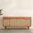 Modern Burlywood Solid Wood Sideboard