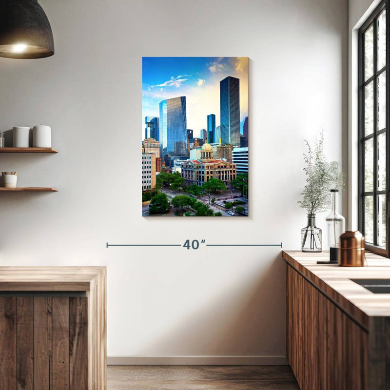 Hannes Houston Courthouse Square, 36" H x 24" W