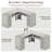 Modular L-Shaped Executive Desk-102620389