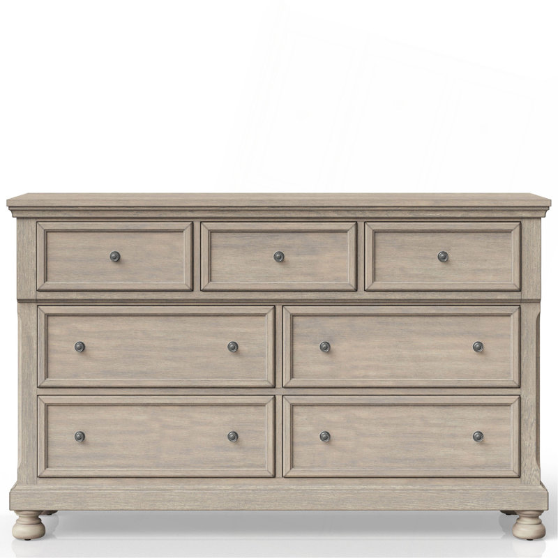 Commode à sept tiroirs, Taupe