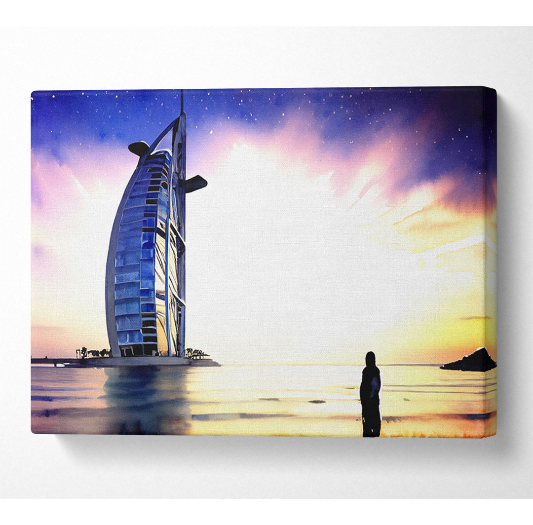 Burj Al Arab Dubai - Kunstdrucke auf Leinwand - Wrapped Canvas