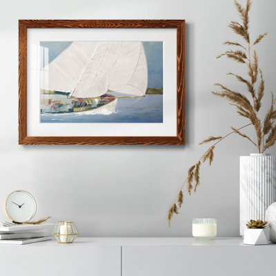 «Lake Sailing», reproduction d'un seul cadre photo sur toile