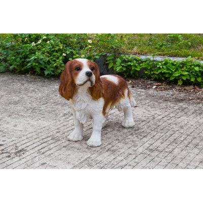 King Charles Spaniel Standing Statue