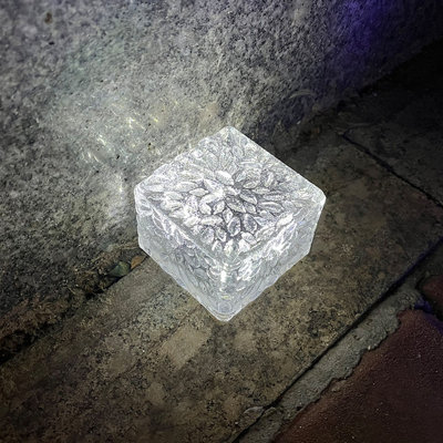 Night Light Solar Power Ground Lights Floor Decking Outdoor Garden Light  Lamp
