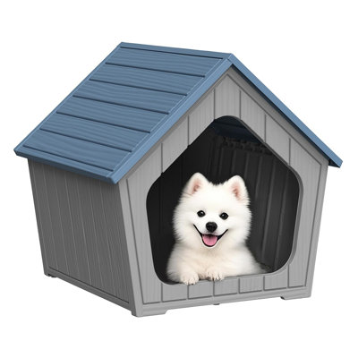 Dog House Indoor Outdoor Durable Resin Material Houses