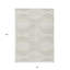 Tapis intérieur lavable abstrait ivoire 8 pi x 10 pi beige