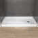 60" W X 30" D Single Threshold Shower Base Pan Acrylic Alcove Rectangular Single Threshold Shower Tray with Non-slip Design in White