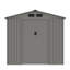 7 ft. W x 4 ft. D Metal Apex Garden Shed-1090091706
