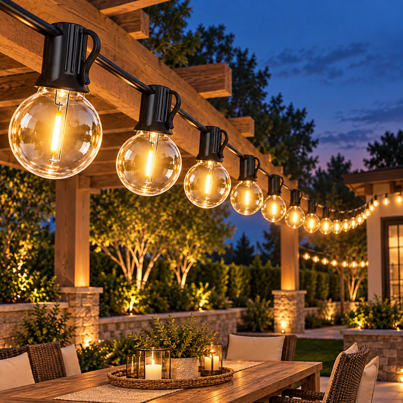 Plug-in LED String Lights, 100FT