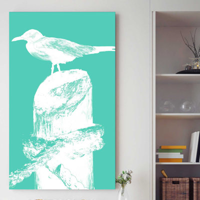 «Percher Seabird II», reproduction de peinture acrylique