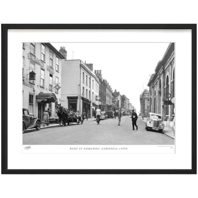 Bury St Edmunds, Cornhill C1950 - Single Picture Frame Print