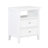 Weston White 2 Drawer Nightstand