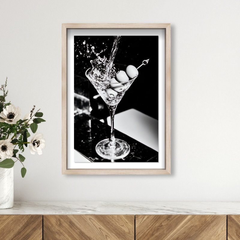 Chill Time III Print by Oliver Gal, 37.5"H x 25.5"W, Natural Oak Shadowbox