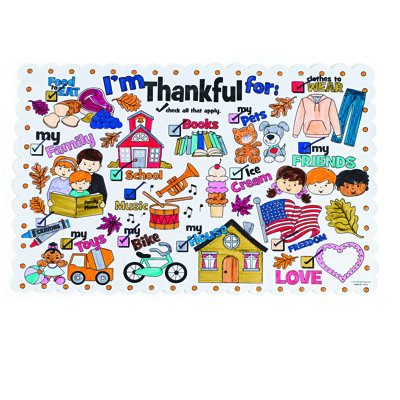 Bartelso Paper Kids Rectangle Placemat
