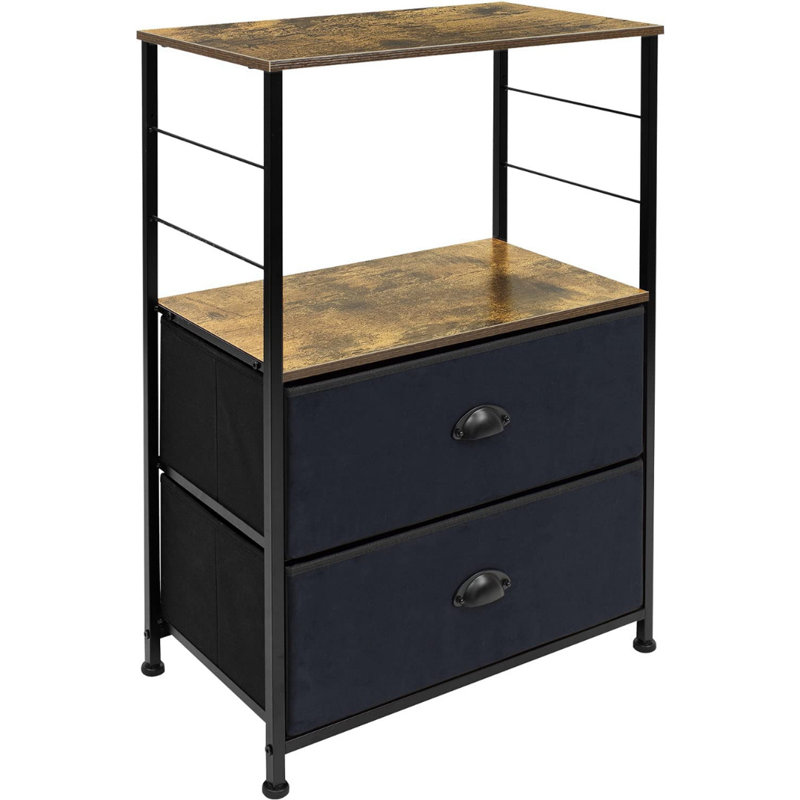 Commode 2 tiroirs l 11,75 po