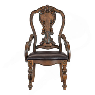 Ensemble de fauteuils de salle à manger traditionnels 2 pièces