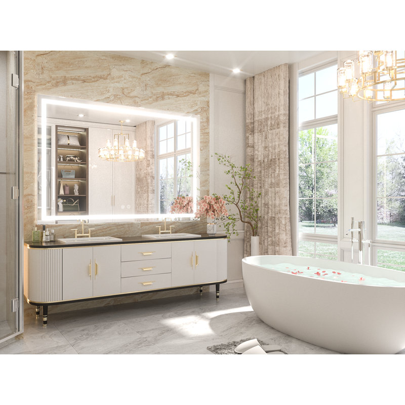 Miroir de salle de bain Martrez, 48 po x 36 po