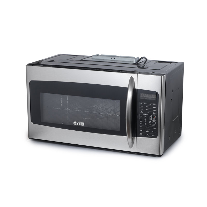 Commercial Chef 1.7 Cu. Ft. Over-The-Range Convection Microwave Oven, 1000 Watt Microwave with 10 Power Levels