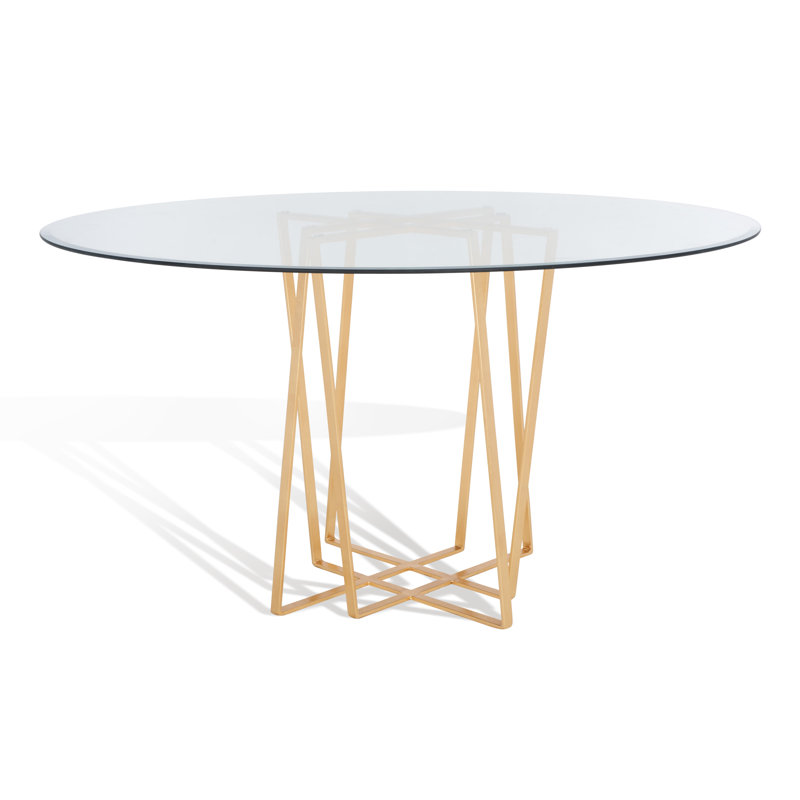 Scotty Round Glass Dining Table