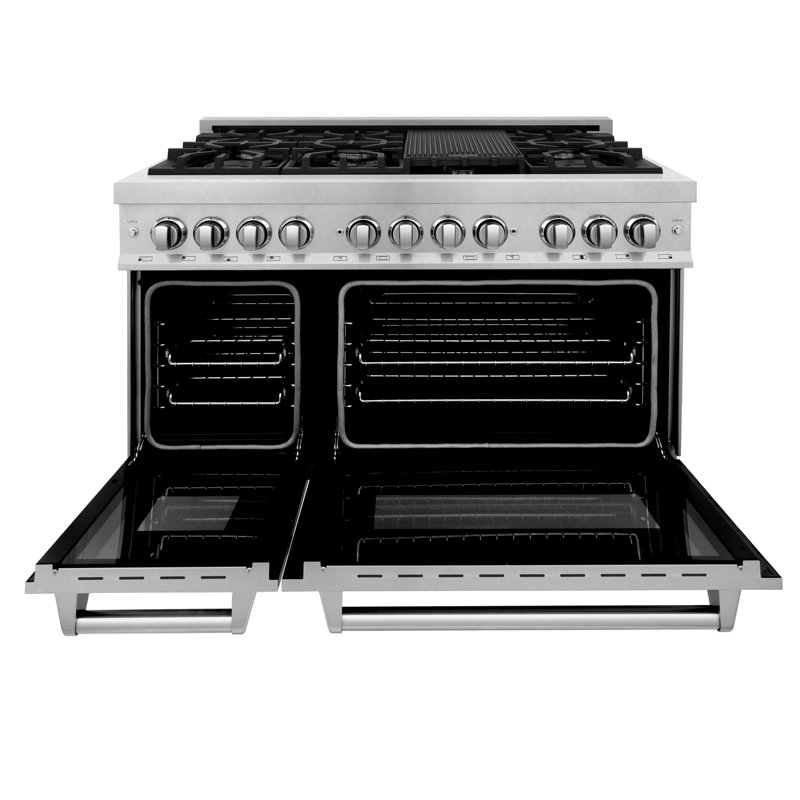 ZLINE 48" Legacy Dual Fuel Range, Satin Stainless Steel