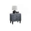 Velours magnifique table de chevet 1pc table de chevet 2X tiroirs meubles de chambre design élégant-164670293