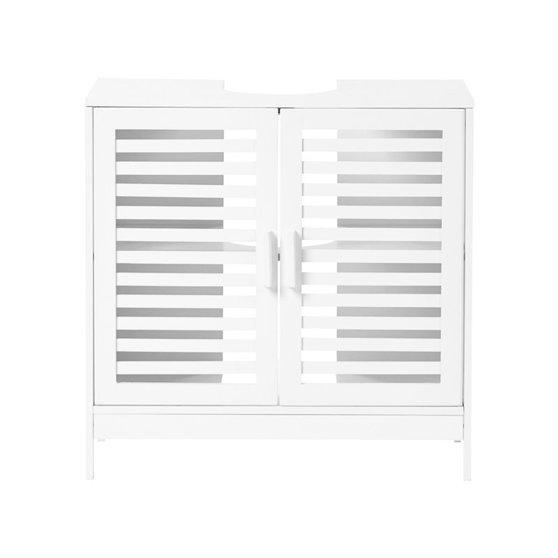 60cm Bathroom Vanity Base Only, White