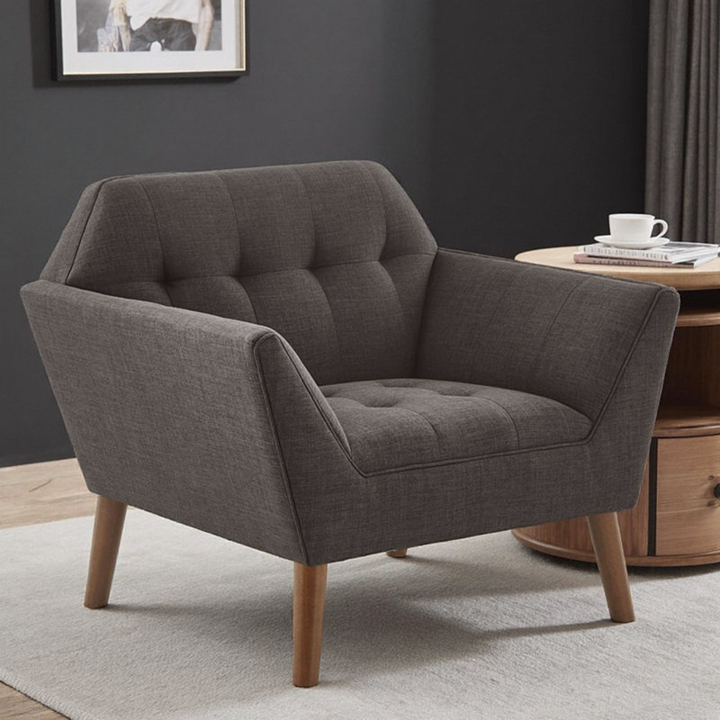 Chaise longue INK + IVY gris anthracite Newport, Gris anthracite