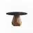 Round Marble Dining Table With Artificial Stone Turntable(Dining Table Only)-552100490-543413898