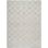 Tibetan Geometric Hand-Knotted Silver Area Rug