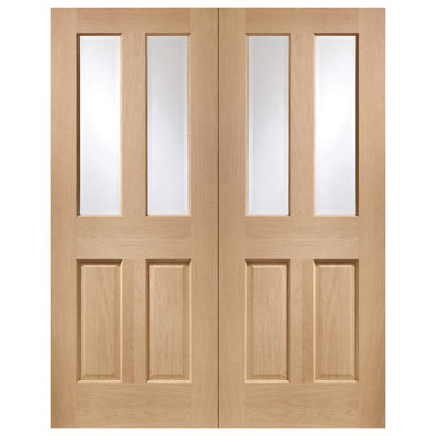 Internal Glazed Oak Malton Pair