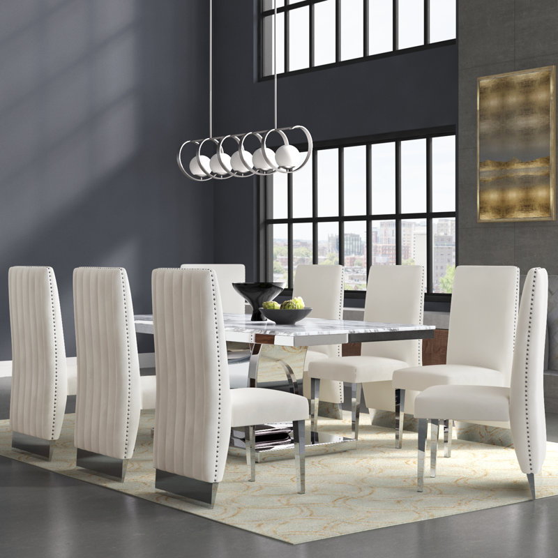 Ensemble repas 8 personnes Mcnally, Crème