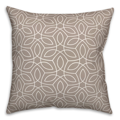 Floral Reversible Throw Pillow