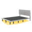 Lit plateforme tapissier Keraghan-725874237