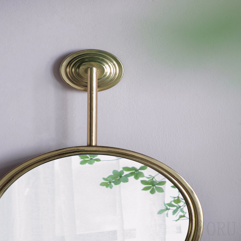 2 Circle Mirrors for Wall Decor