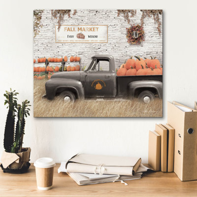  'Fall Pumpkin Market' by Lori Deiter, Canvas Wall Art